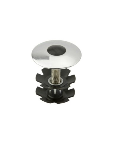 Headset Alloy Tap 1-1/8 Caps Silver.